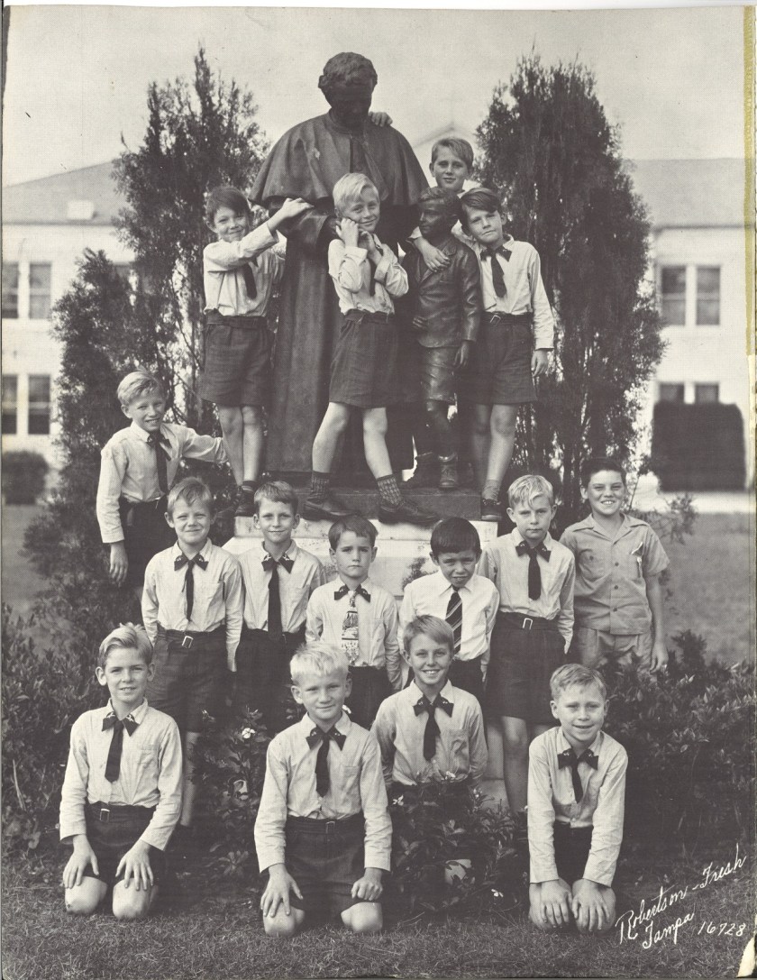 Boys on Statue - Small