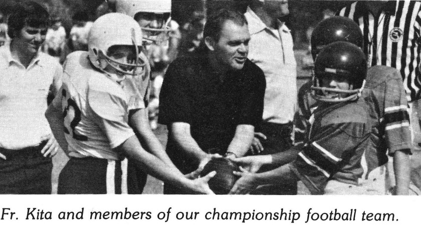 Father Kita and Members of the Championship Football Team
