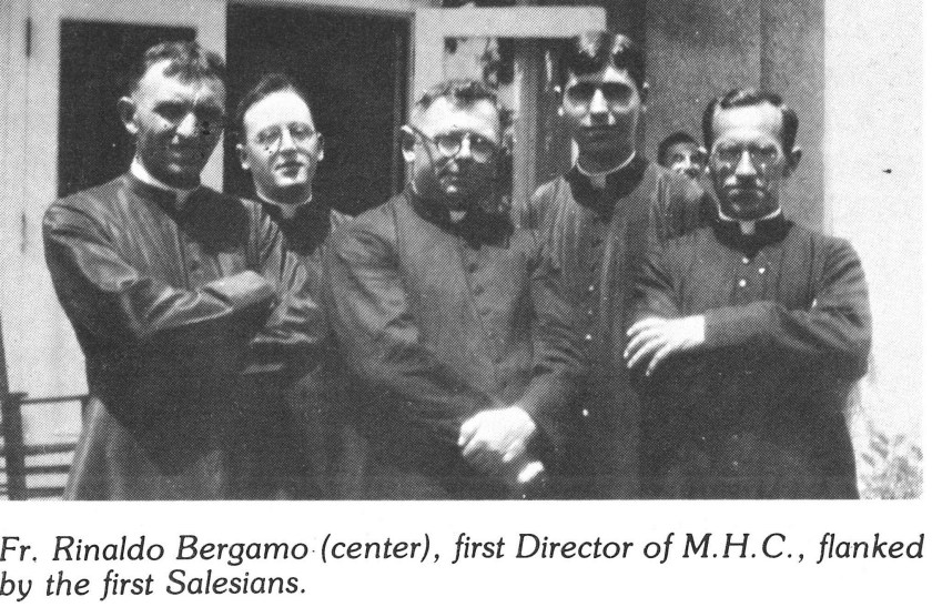Father Rinaldo Bergamo and the first Salesians